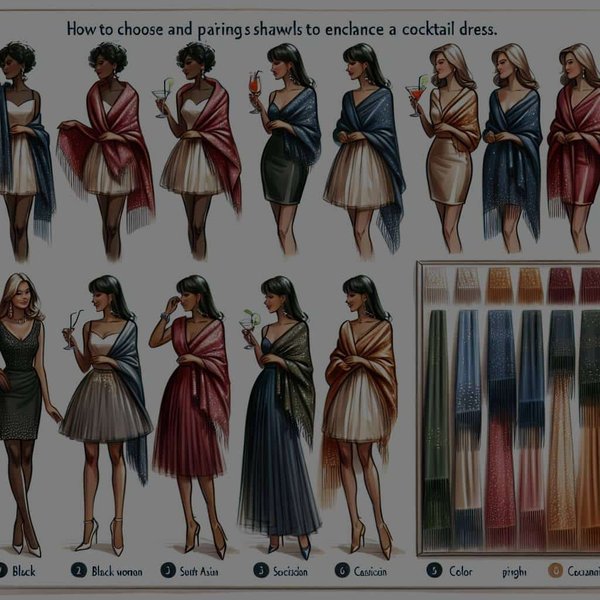 Comment choisir et assortir des étoles pour rehausser une robe de cocktail ?